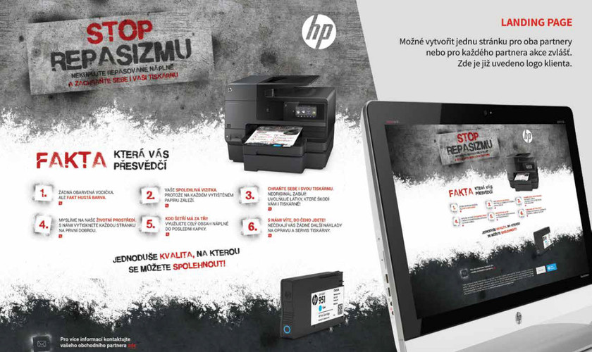 Kampaň na HP spotřební materiál